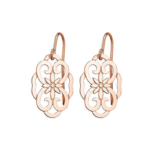 ROSE GOLD - Floral Earrings Small