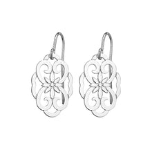 Load image into Gallery viewer, SILVER - Floral Earrings Small
