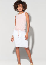 Load image into Gallery viewer, WHITNEY Midi Tube Skirt - White
