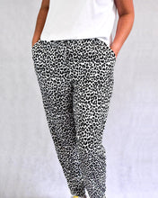 Load image into Gallery viewer, white leopard print joggers
