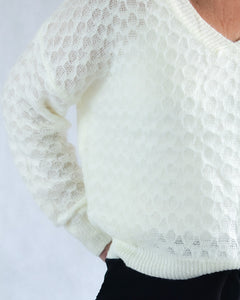 Parenza Coco light knit v neck jumper