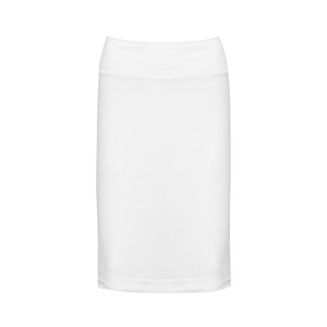 WHITNEY Midi Tube Skirt - White